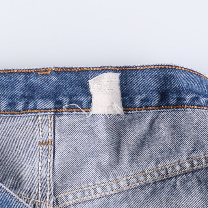 Levi's 505 REGULAR FIT STRAIGHT LEG tapered denim pants for men, size W33 unclear blue type Vintage Second Hand
