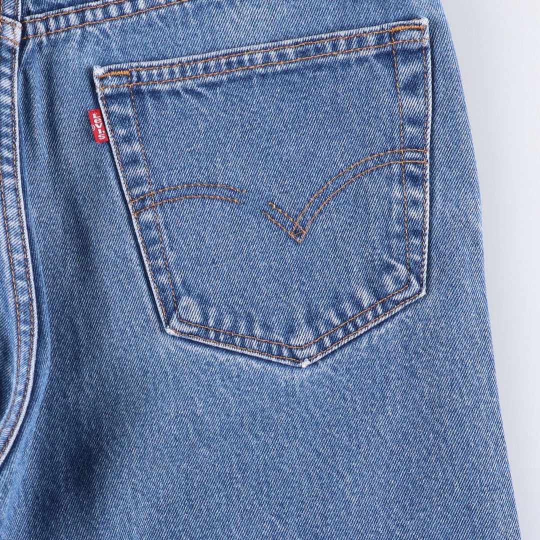 Levi's 505 REGULAR FIT STRAIGHT LEG tapered denim pants for men, size W33 unclear blue type Vintage Second Hand
