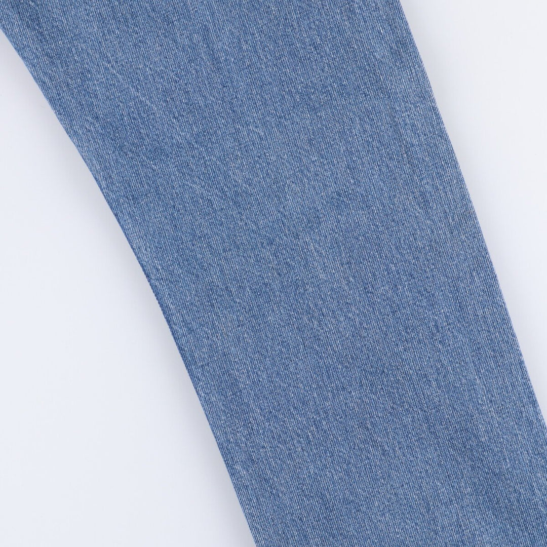 00'S Levi's 505 REGULAR FIT STRAIGHT LEG tapered denim pants for men, size w33 cotton blue type Vintage Second Hand