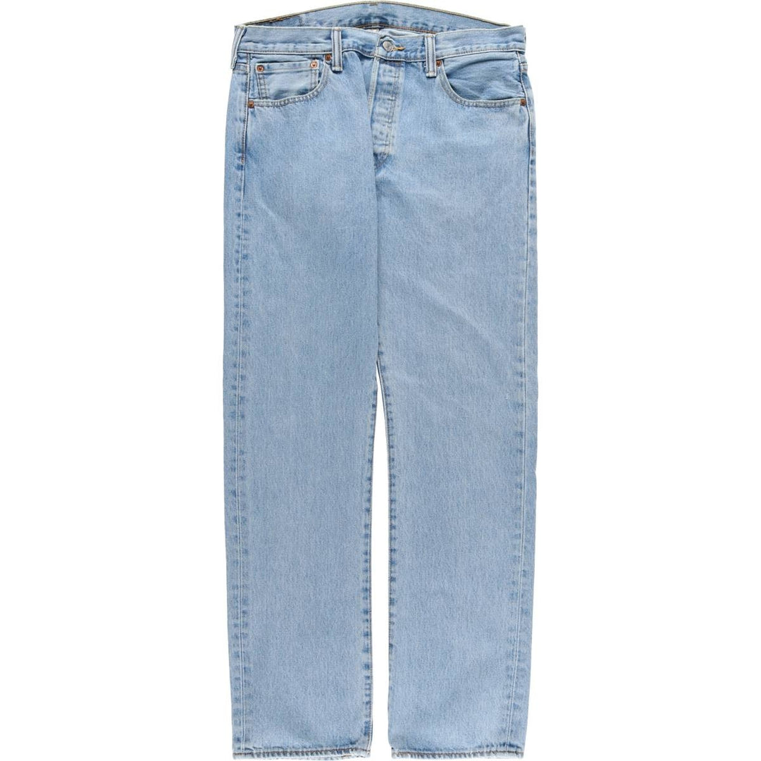 Levi's 501 straight denim pants for men, size W35 cotton blue type Vintage Second Hand