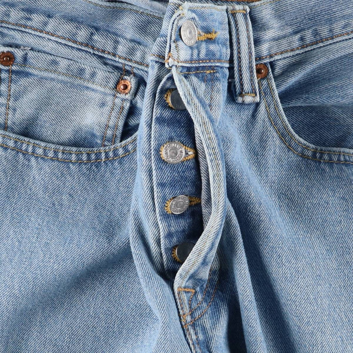 Levi's 501 straight denim pants for men, size W35 cotton blue type Vintage Second Hand