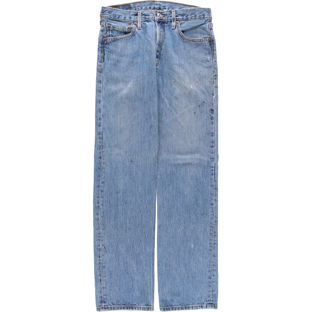Levi's 501 straight denim pants for men, equivalent to w31 cotton blue type Vintage Second Hand