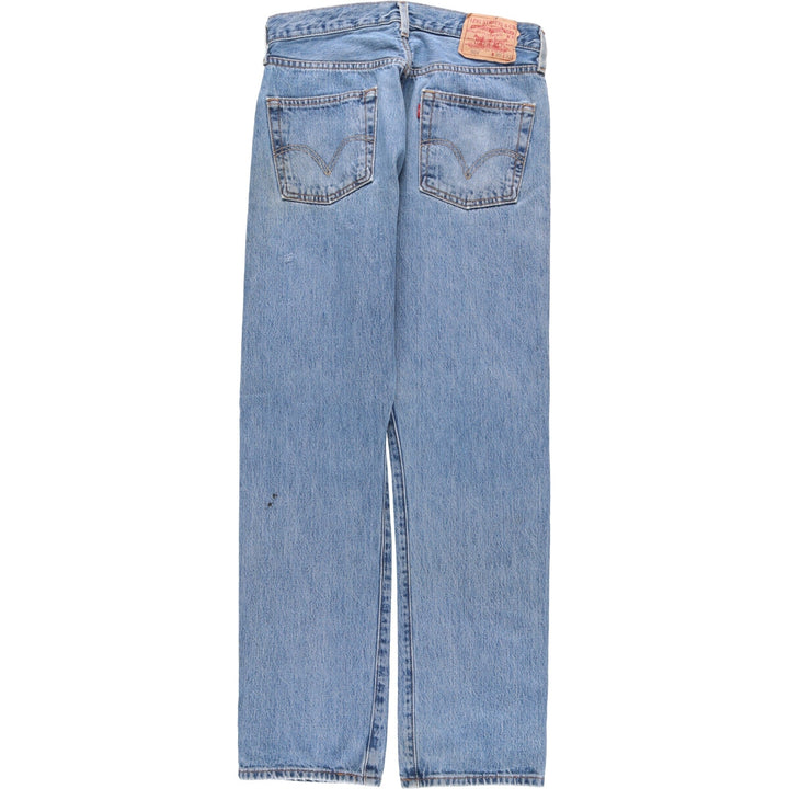 Levi's 501 straight denim pants for men, equivalent to w31 cotton blue type Vintage Second Hand
