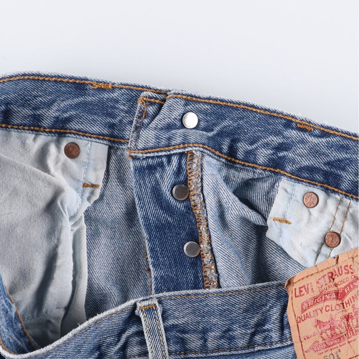 Levi's 501 straight denim pants for men, equivalent to w31 cotton blue type Vintage Second Hand