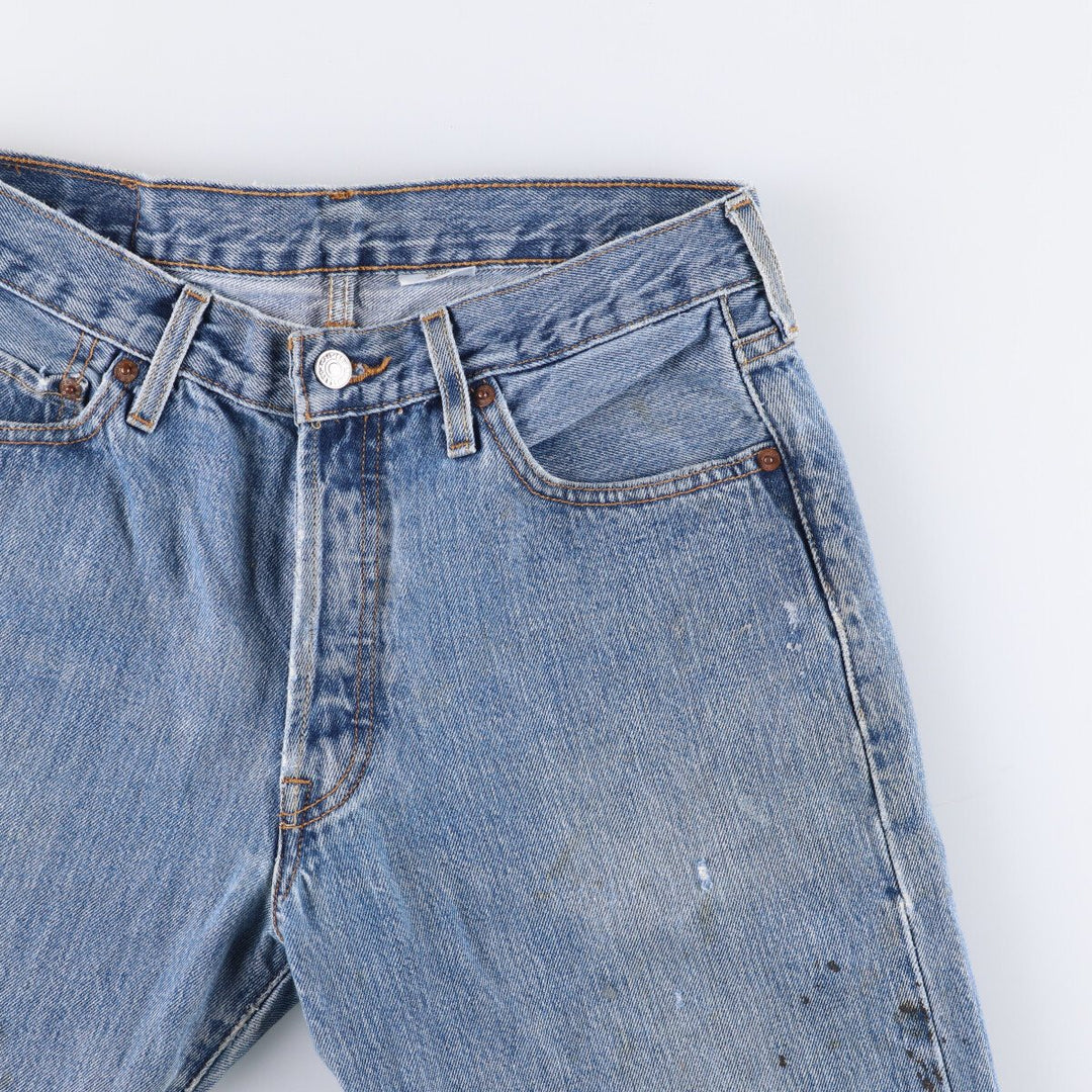 Levi's 501 straight denim pants for men, equivalent to w31 cotton blue type Vintage Second Hand