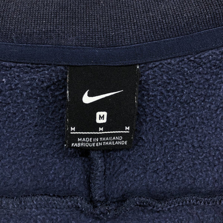 Nike full-zip sweatshirt, men's size M cotton navy blue type Vintage Second Hand