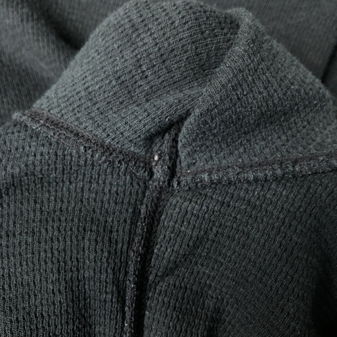 Ralph Lauren POLO RALPH LAUREN SLEEPWEAR Thermal Long T-shirt Waffle Men's XL cotton black type Vintage Second Hand