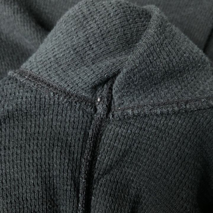 Ralph Lauren POLO RALPH LAUREN SLEEPWEAR Thermal Long T-shirt Waffle Men's XL cotton black type Vintage Second Hand