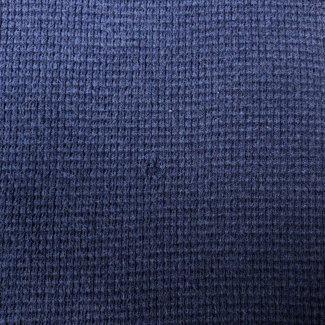 Ralph Lauren POLO RALPH LAUREN Thermal Long T-shirt Waffle Men's XL cotton navy blue type Vintage Second Hand