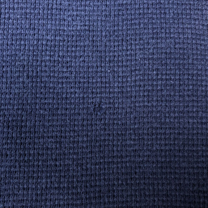 Ralph Lauren POLO RALPH LAUREN Thermal Long T-shirt Waffle Men's XL cotton navy blue type Vintage Second Hand