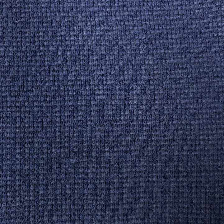 Ralph Lauren POLO RALPH LAUREN Thermal Long T-shirt Waffle Men's XL cotton navy blue type Vintage Second Hand