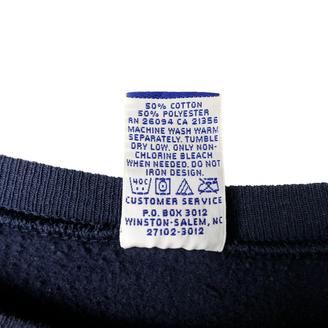 Vintage 90'S Champion NFL Dallas Cowboys sweatshirt, size XL, men's cotton navy blue type Vintage Second Hand