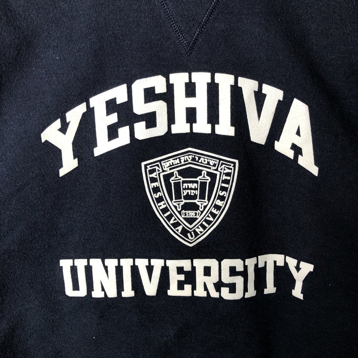 Vintage 90'S Champion Authentic Athletic Apparel college sweatshirt, size L, men's cotton navy blue type Vintage Second Hand