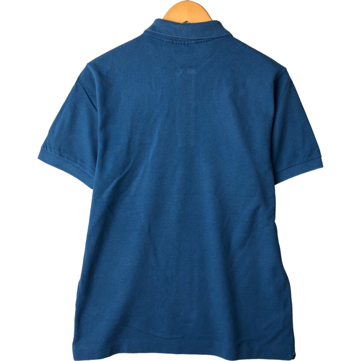 Lacoste Classic Fit short sleeve polo shirt size 5, men's size L cotton blue type Vintage Second Hand