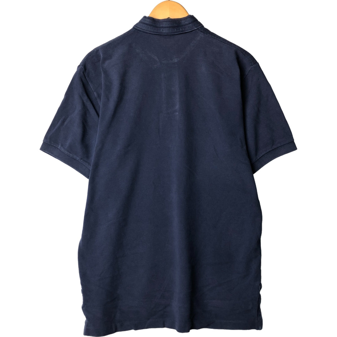 Ralph Lauren POLO by Ralph Lauren short sleeve polo shirt, men's size M cotton navy blue type Vintage Second Hand