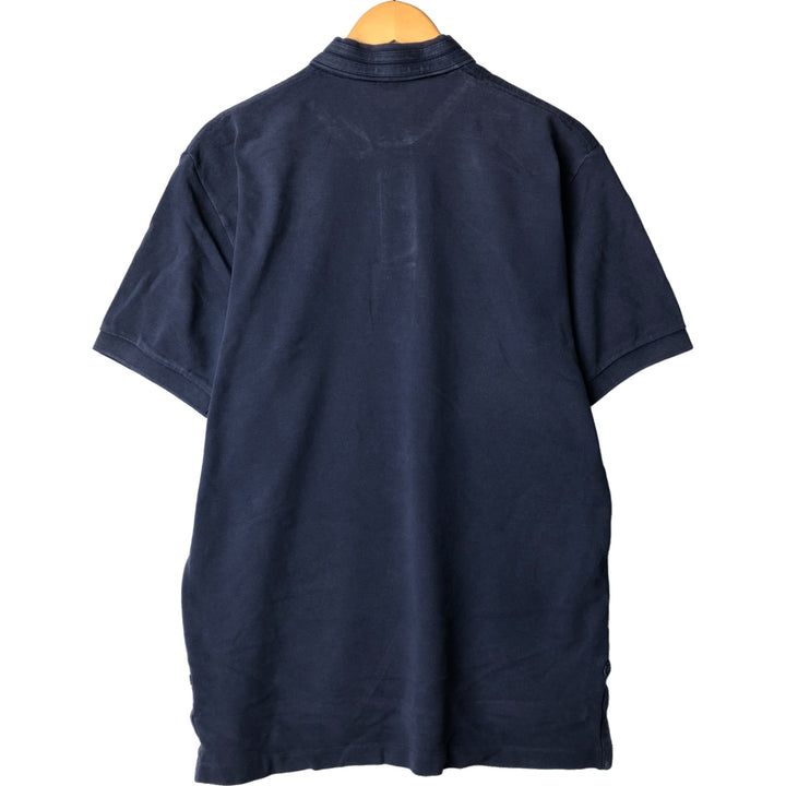 Ralph Lauren POLO by Ralph Lauren short sleeve polo shirt, men's size M cotton navy blue type Vintage Second Hand