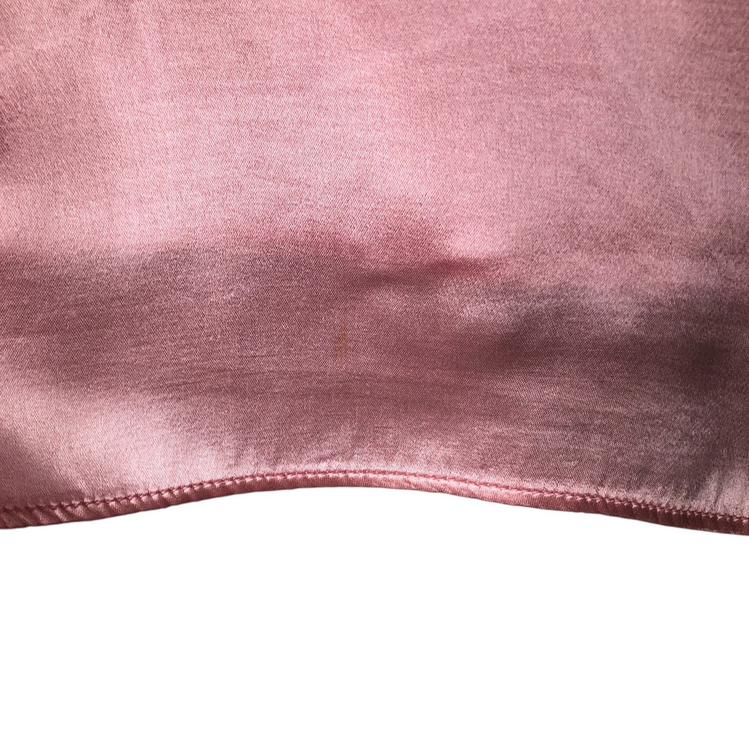 ET VOUS...ET VOUS Long Sleeve Western Shirt, Made in France, Women's Size XL acetate pink type Vintage Second Hand