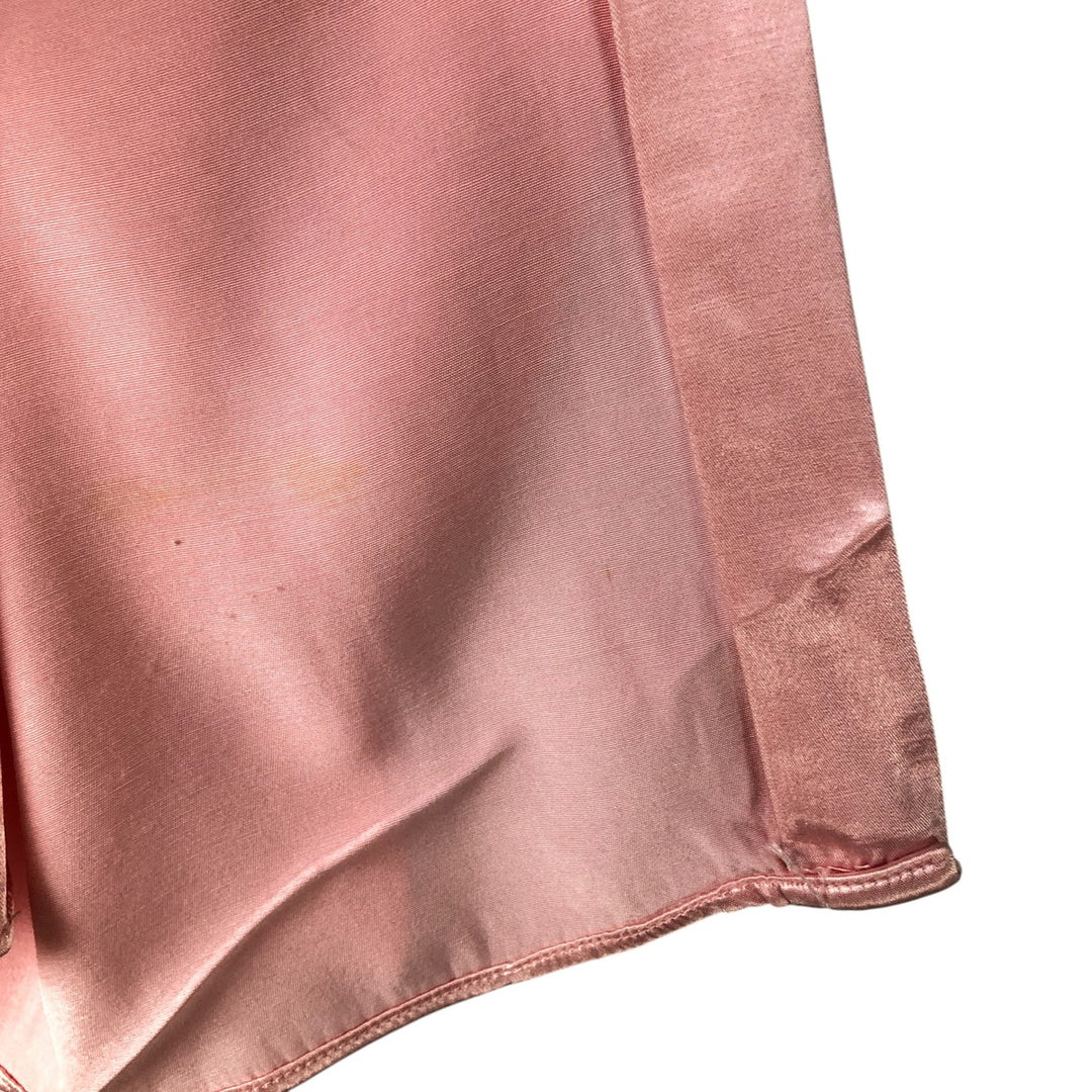 ET VOUS...ET VOUS Long Sleeve Western Shirt, Made in France, Women's Size XL acetate pink type Vintage Second Hand