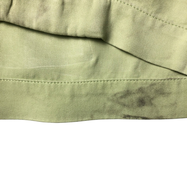 Vintage 90'S Tommy Bahama short-sleeved open-collar silk box shirt, size M, men's silk green type yellow green Vintage Second Hand