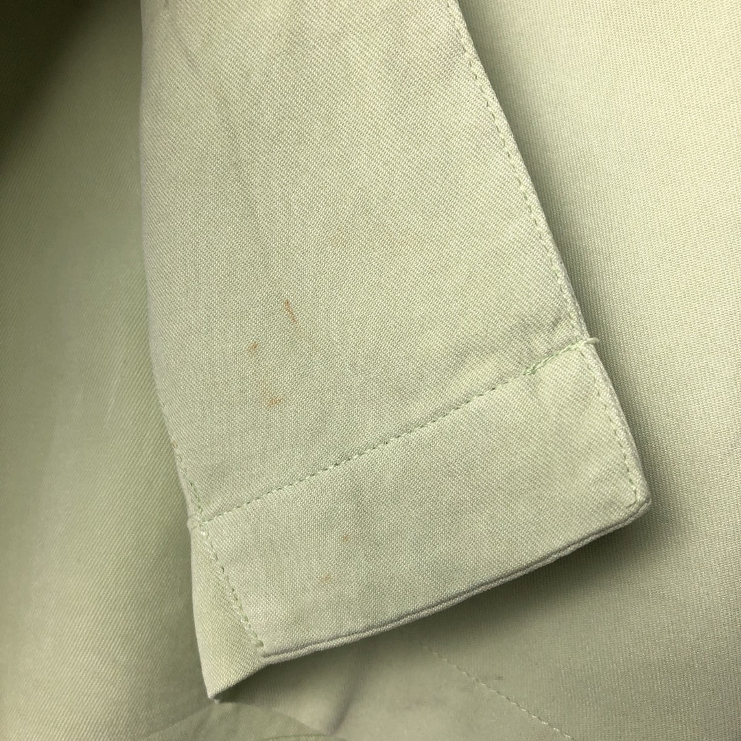 Vintage 90'S Tommy Bahama short-sleeved open-collar silk box shirt, size M, men's silk green type yellow green Vintage Second Hand