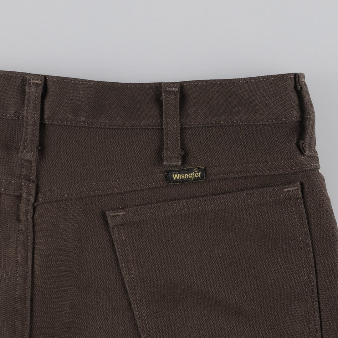 80s-90'S Wrangler Dress Jeans, Slacks, Men's, W34 equivalent, Vintage unclear brown type Vintage Second Hand