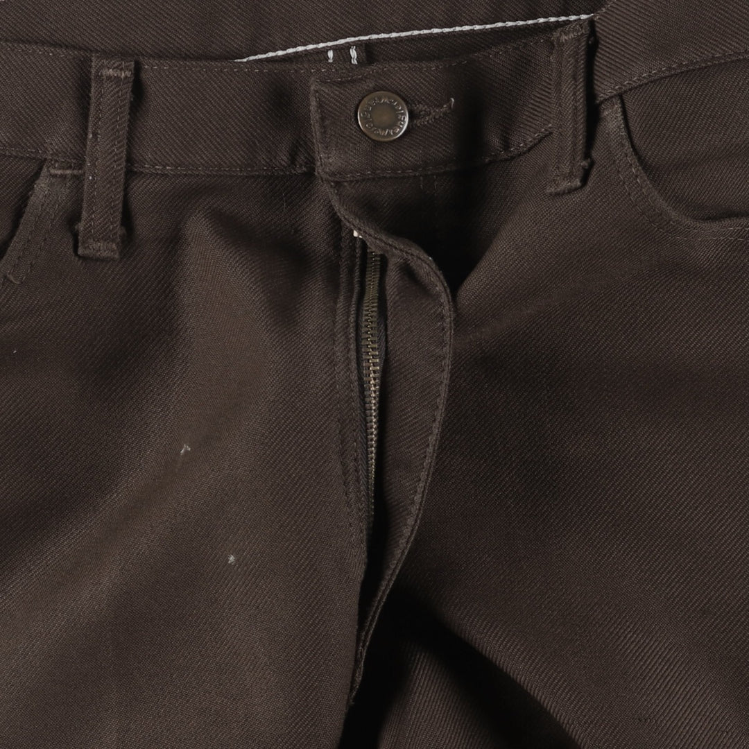 80s-90'S Wrangler Dress Jeans, Slacks, Men's, W34 equivalent, Vintage unclear brown type Vintage Second Hand