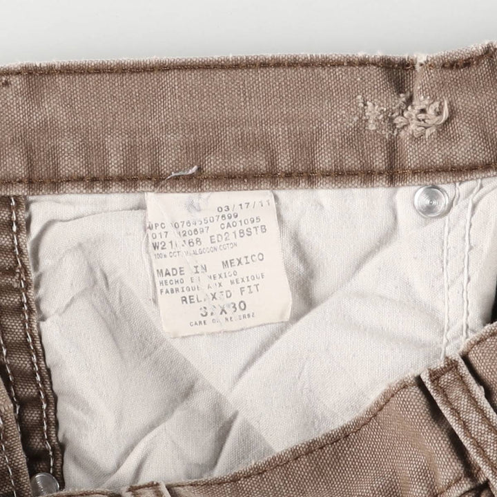 Dickies Relaxed Fit Duck Work Pants, Men's, Size W31 cotton brown type Vintage Second Hand