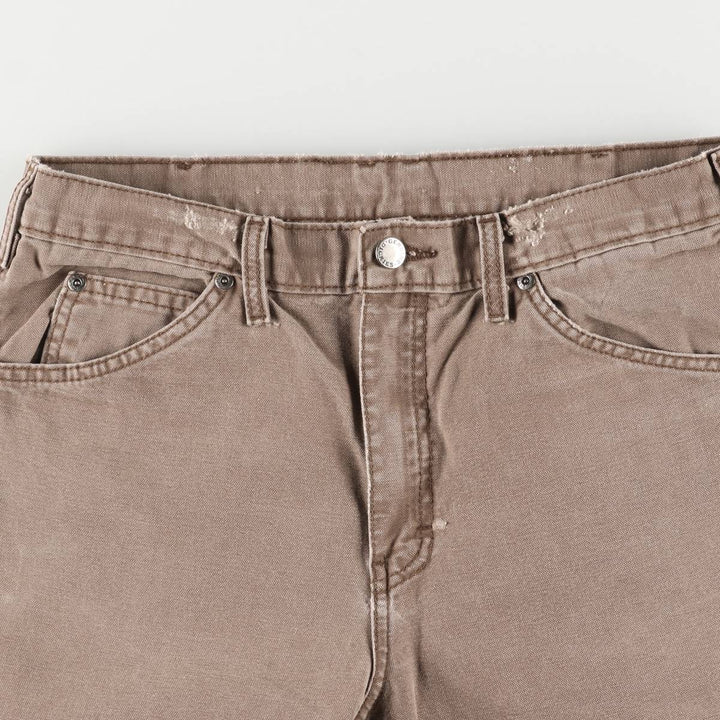 Dickies Relaxed Fit Duck Work Pants, Men's, Size W31 cotton brown type Vintage Second Hand