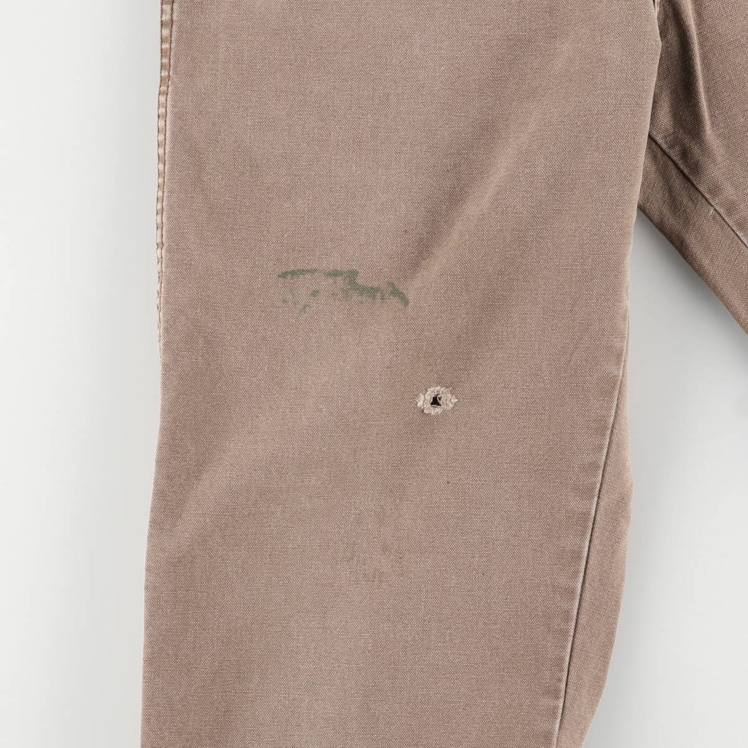 Dickies Relaxed Fit Duck Work Pants, Men's, Size W31 cotton brown type Vintage Second Hand