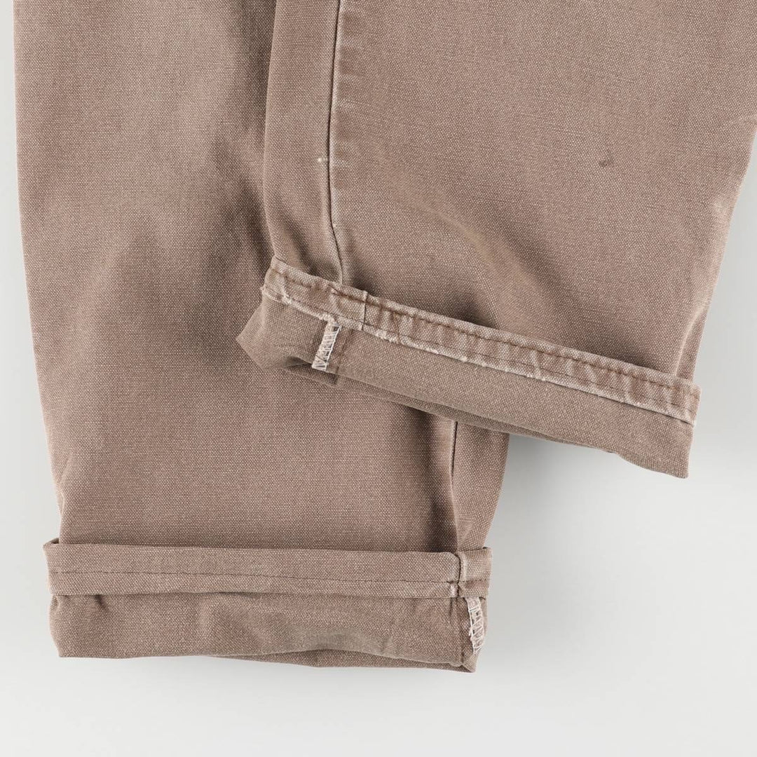 Dickies Relaxed Fit Duck Work Pants, Men's, Size W31 cotton brown type Vintage Second Hand