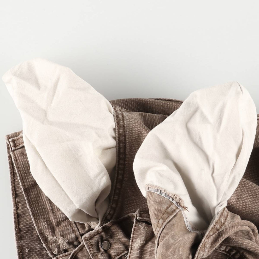 Dickies Relaxed Fit Duck Work Pants, Men's, Size W31 cotton brown type Vintage Second Hand