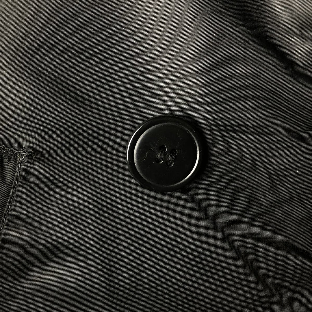 Alpha N-3B Type Padded Military Flight Jacket, Men's Size L Nylon black type Vintage Second Hand