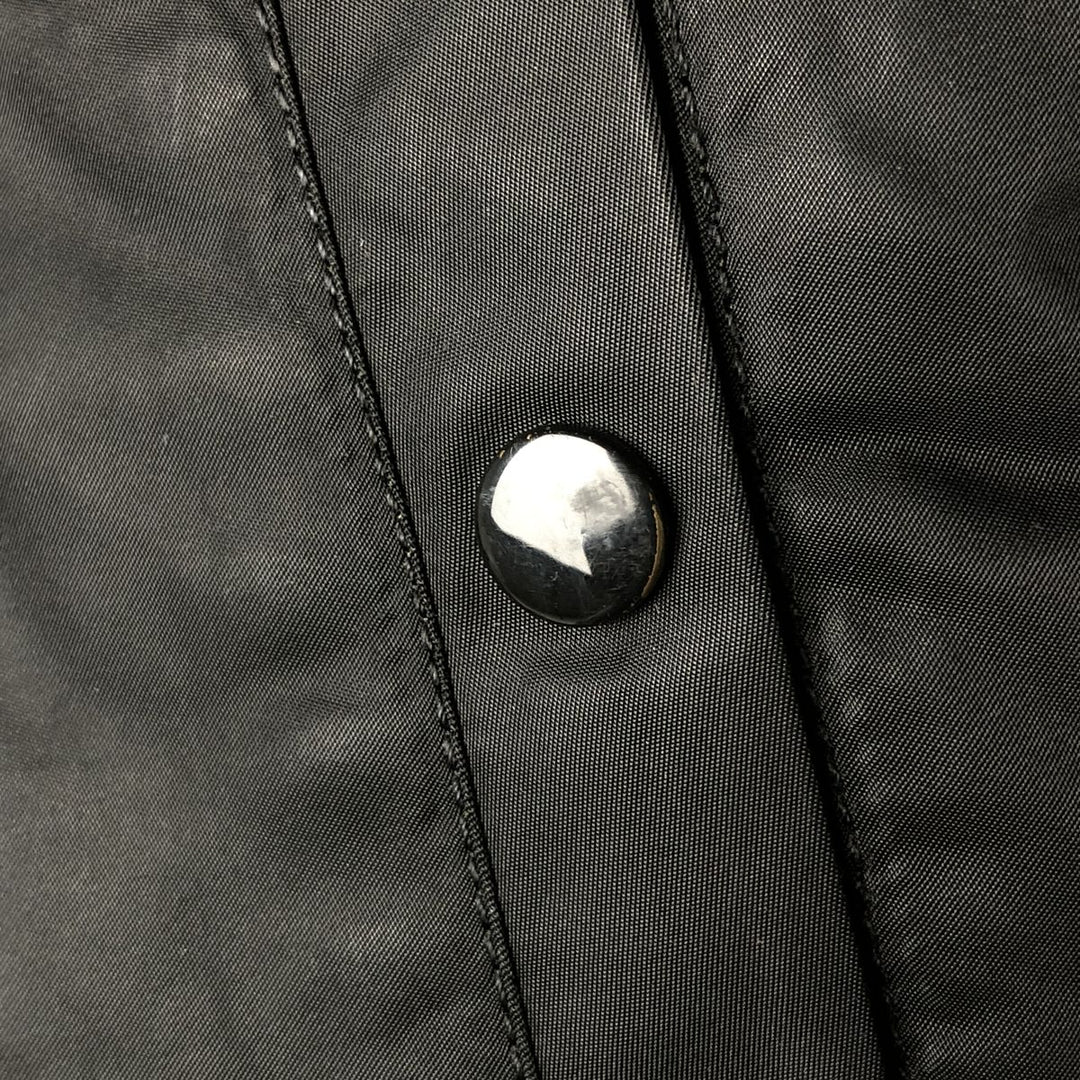 Alpha N-3B Type Padded Military Flight Jacket, Men's Size L Nylon black type Vintage Second Hand