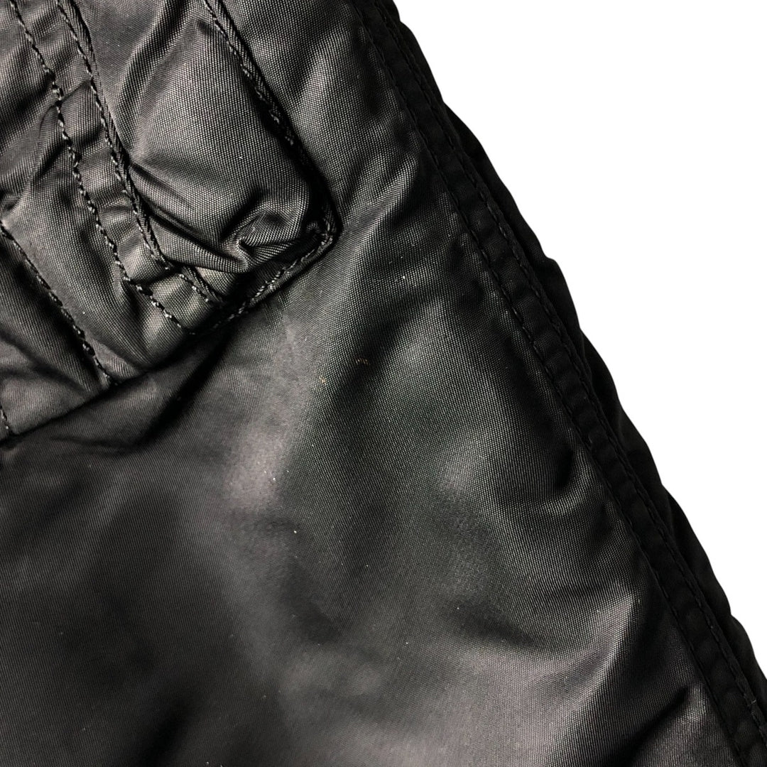 Alpha N-3B Type Padded Military Flight Jacket, Men's Size L Nylon black type Vintage Second Hand