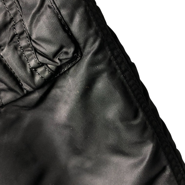 Alpha N-3B Type Padded Military Flight Jacket, Men's Size L Nylon black type Vintage Second Hand