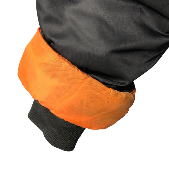 Alpha N-3B Type Padded Military Flight Jacket, Men's Size L Nylon black type Vintage Second Hand