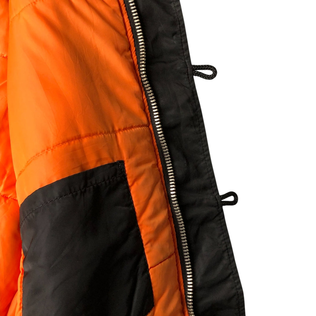 Alpha N-3B Type Padded Military Flight Jacket, Men's Size L Nylon black type Vintage Second Hand