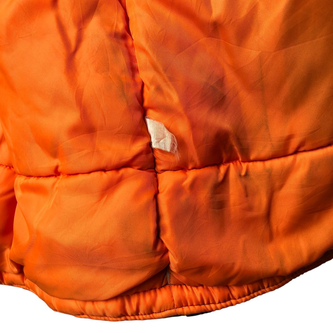 Alpha N-3B Type Padded Military Flight Jacket, Men's Size L Nylon black type Vintage Second Hand