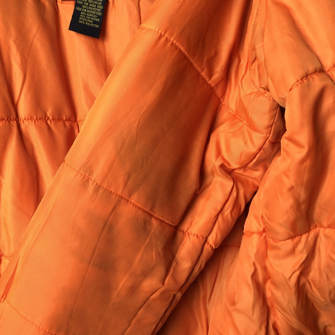 Alpha N-3B Type Padded Military Flight Jacket, Men's Size L Nylon black type Vintage Second Hand