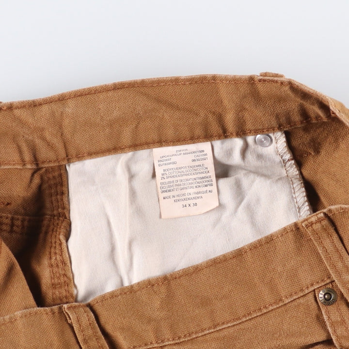 Dickies Duck Painter Pants Men's W34 equivalent cotton Khaki type brown Vintage Second Hand