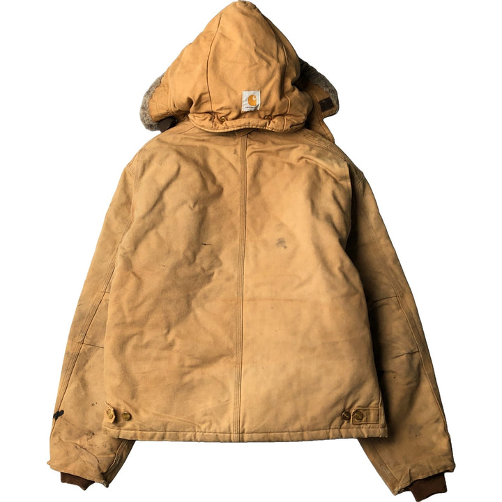 Carhartt Traditional Hooded Duck Work Jacket, Men's XXL unclear Beige type Vintage Second Hand