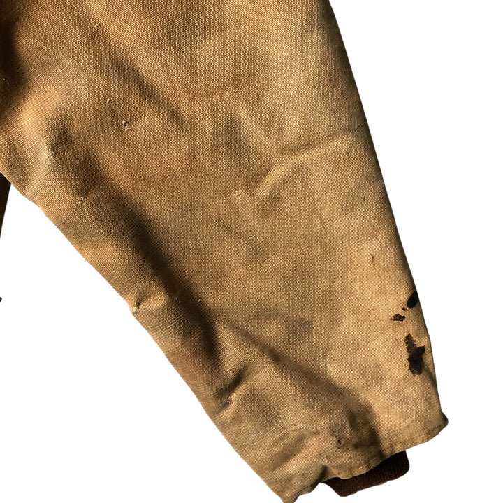 Carhartt Traditional Hooded Duck Work Jacket, Men's XXL unclear Beige type Vintage Second Hand