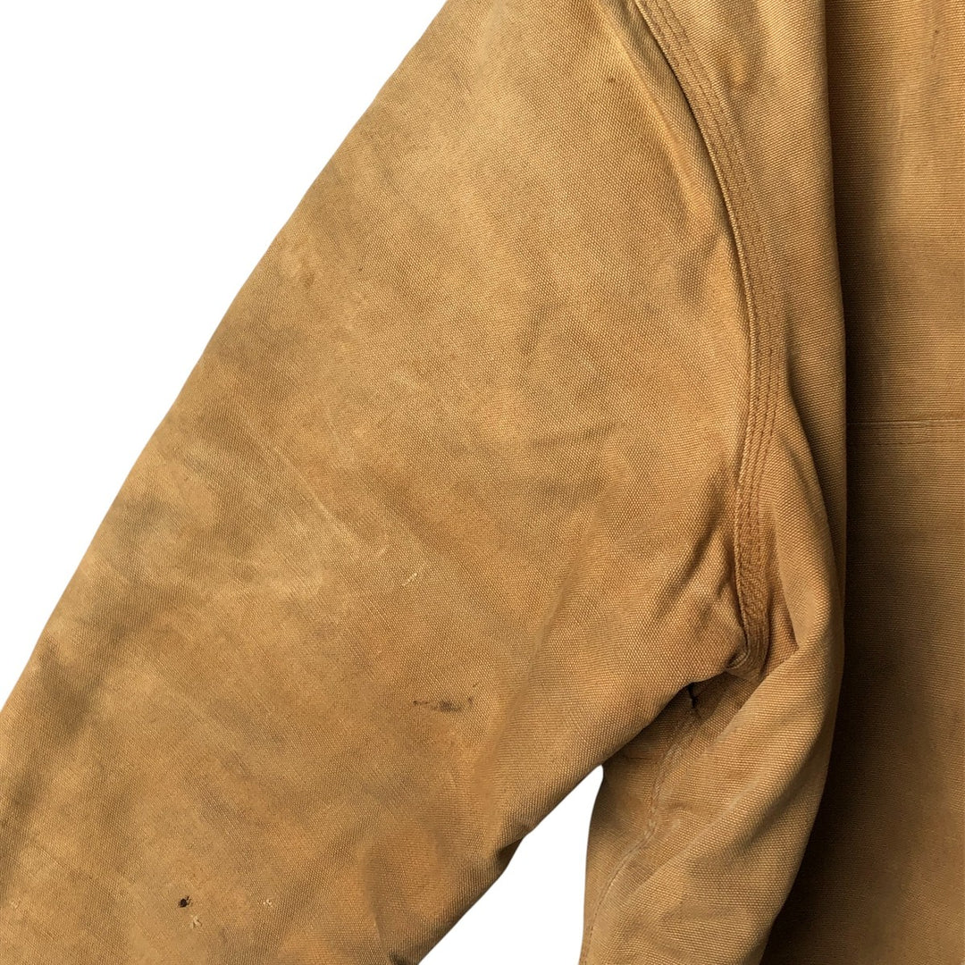 Carhartt Traditional Hooded Duck Work Jacket, Men's XXL unclear Beige type Vintage Second Hand