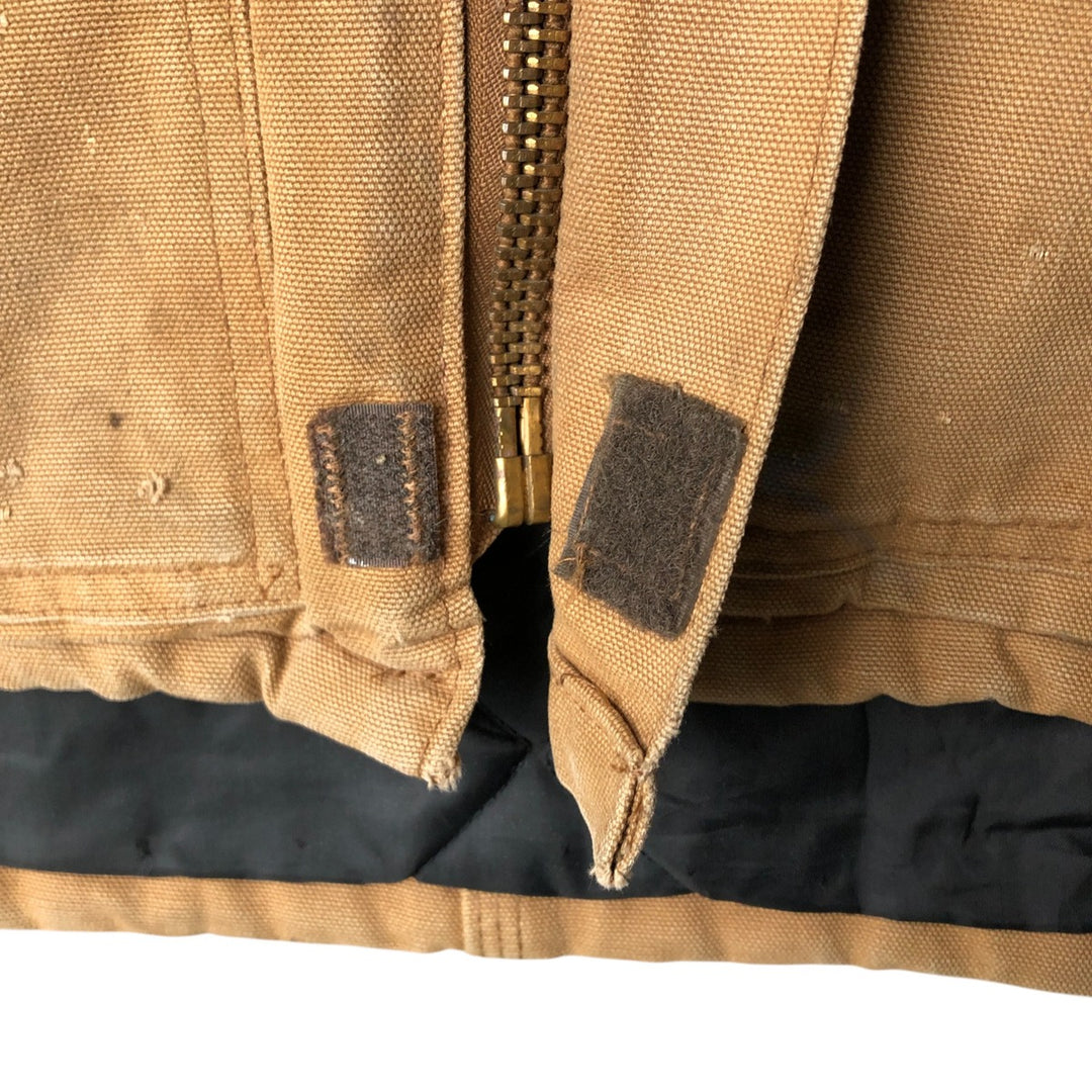 Carhartt Traditional Hooded Duck Work Jacket, Men's XXL unclear Beige type Vintage Second Hand