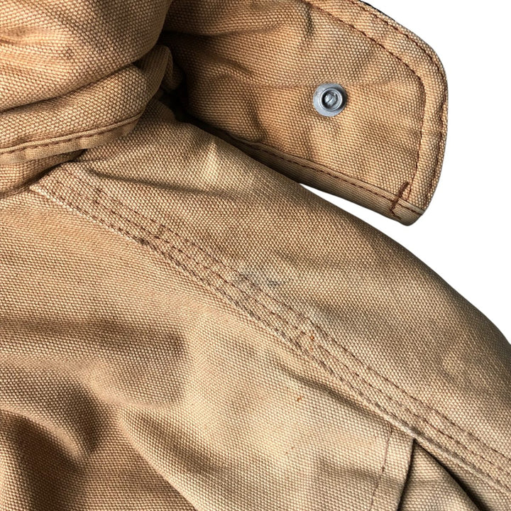 Carhartt Traditional Hooded Duck Work Jacket, Men's XXL unclear Beige type Vintage Second Hand