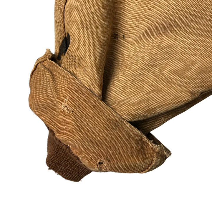 Carhartt Traditional Hooded Duck Work Jacket, Men's XXL unclear Beige type Vintage Second Hand