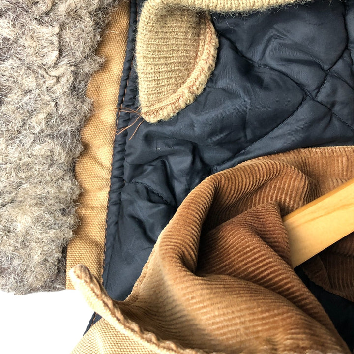 Carhartt Traditional Hooded Duck Work Jacket, Men's XXL unclear Beige type Vintage Second Hand