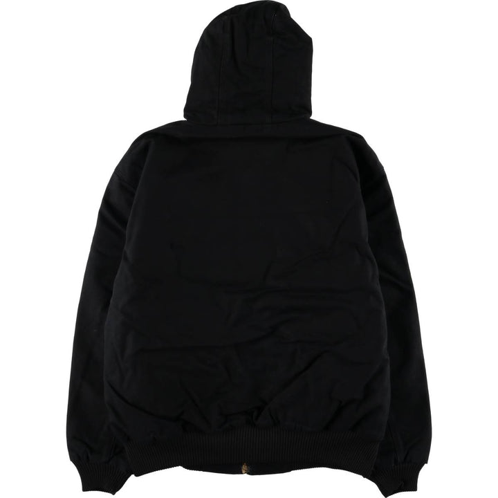 Carhartt Loose Fit Active Jacket with Padded H2O Innovation Advertising Duck Full Zip Hoodie cotton black type Vintage Second Hand