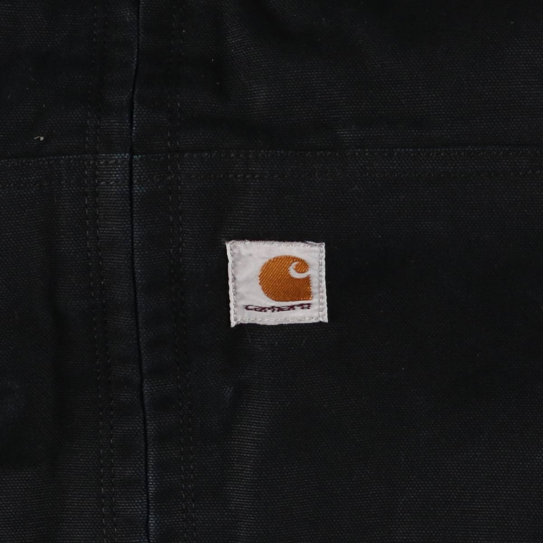 Carhartt Loose Fit Active Jacket with Padded H2O Innovation Advertising Duck Full Zip Hoodie cotton black type Vintage Second Hand