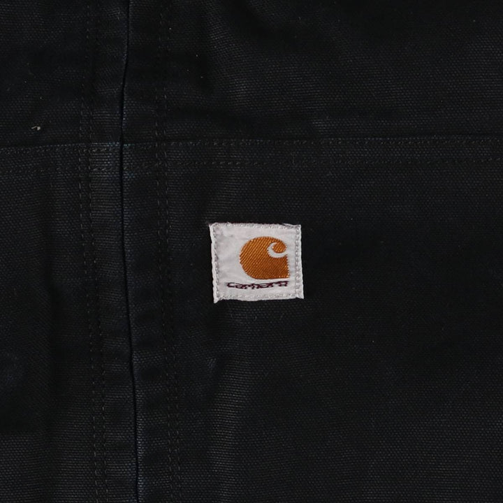 Carhartt Loose Fit Active Jacket with Padded H2O Innovation Advertising Duck Full Zip Hoodie cotton black type Vintage Second Hand